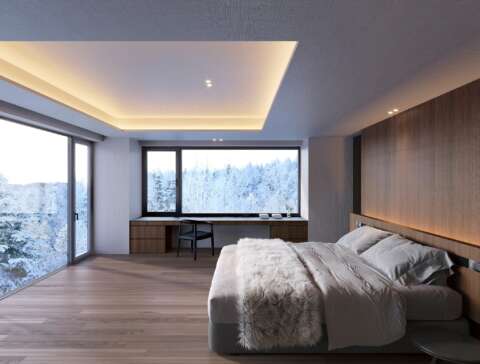 Powder Loft Niseko Interior Bedroom