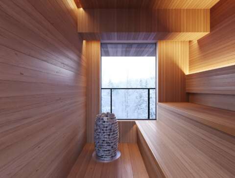 Powder Loft Niseko Interior Sauna Room